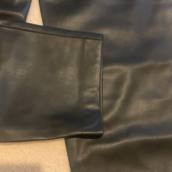 NWOT Mango Leather-effect elastic waist trousers - Picture 7 of 7